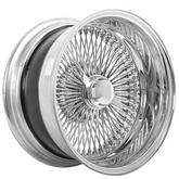 13" Wire Wheel 100 Spoke Reverse Spokes 🔥 13X7 🔥 Chrome Rim ✅ Limited 🔻